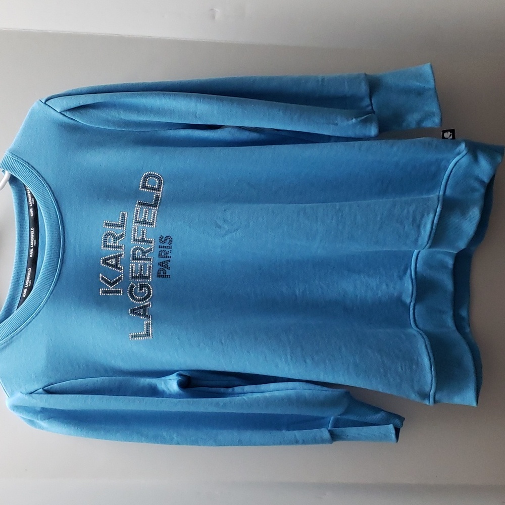 NWT Karl Lagerfeld Sweatshirt Top SZ S